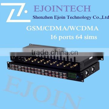 Fake Ringback Ejointech ACOM516 Series CDMA Voip Gateway 16 Ports 16/64 Sims Voip Products