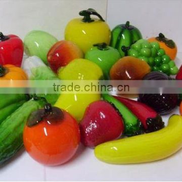 2015 hot selling wholesale glass vegetable fruit for home decoration