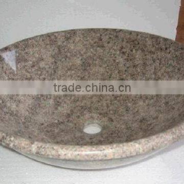 G611 Granite China Red Sink Bathroom Basin