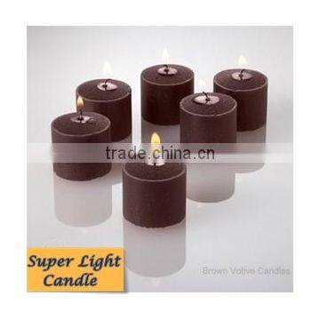 Votive Candle Brown