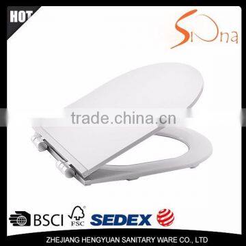 New modern comfortable white toilet seats