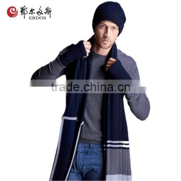 Erdos cashmere woolen hat scarf fingerless gloves set