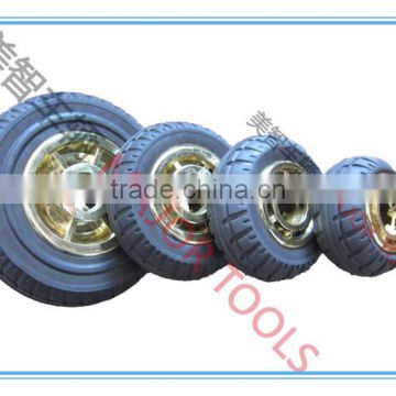 200/150/127/100 solid rubber wheel with plastic rim series