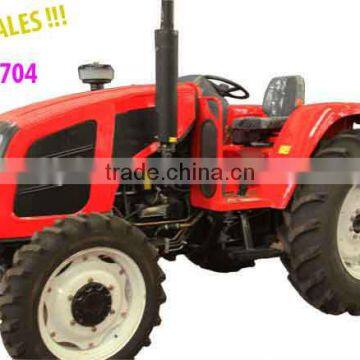 Famous Chinese Qian Liniu704 agriculture farm tractor with updated engine in high efficiency in cheap price