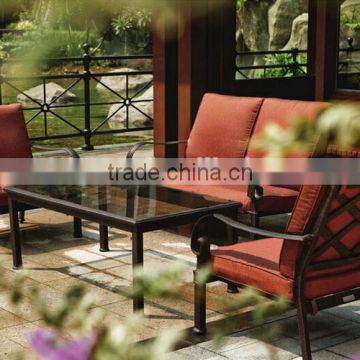 2017 Wholesale Outdoor Patio Furniture Aluminum Sofa Set Sofa Chairs