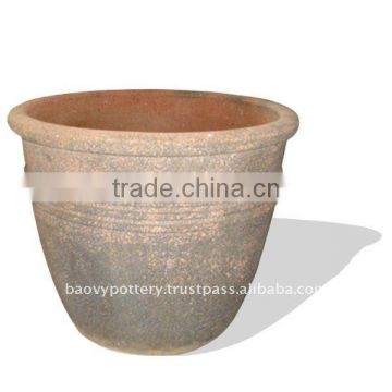 Vietnam Old stone outdoor planter, outdoor pottery