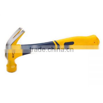 plastic steel handle claw hammer