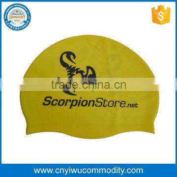 waterproof silicone swim cap for kids