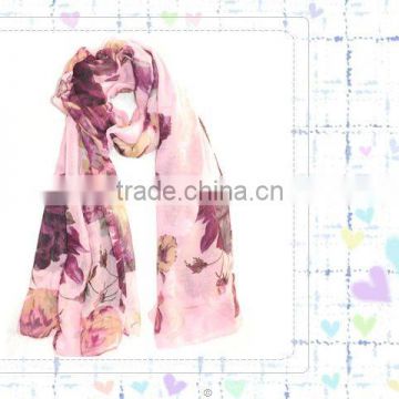 2011 fashionable silk painting scarf