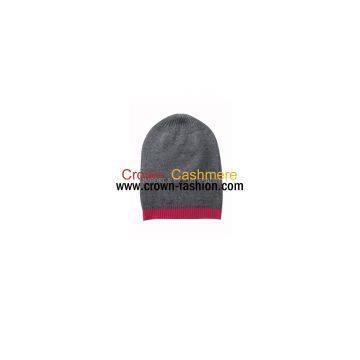 men and women knitting winter pure cashmere beanie hats