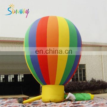 giant stitched inflatable balloon models, rainbow color inflatable balloon models for advertising
