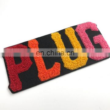 custom varsity last chenille name patches for letterman jackets