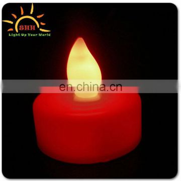 option color light up LED glowing flashing plastic party candle
