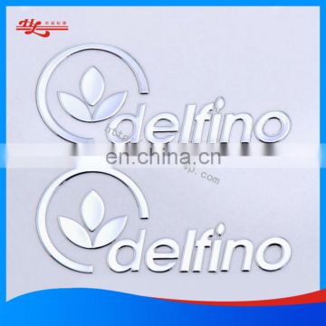 Good Quality Aluminum oem design round metal logo sticker