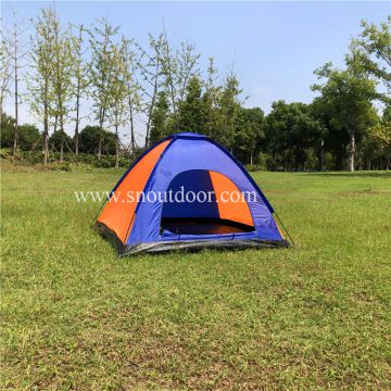 3 4 Man Camping Tent RainProof For Outdoor Sports Blue Dome Mountain Tents