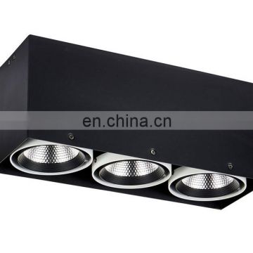 Triple trimless led downlight ceiling 54W qualified output and input waltage