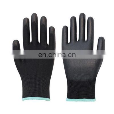 PU Coated Nylon Copper Touch Screen Gloves For Automatic Industries
