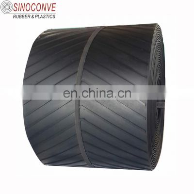 Patterned chevron 3 ply EP150 types conveyor belt