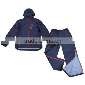 Men's Hoodie 100% Polyester Rain Gear Suit