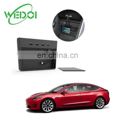 Wholesale  USB Hub Car Accessories With 5 In 1 Ports For Tesla Model 3