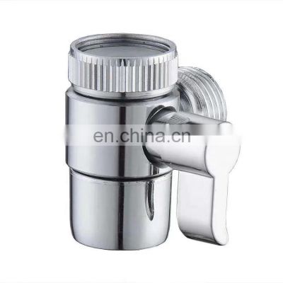 Water Italy Push Gate Ss304 Luxury Stainless Right Abs Handle Double Stop High Quality Basin Angle Valve