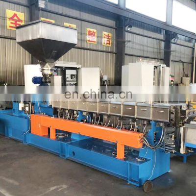 Plastic Granules Making Machine For Recycling PE Twin Screw Extruder