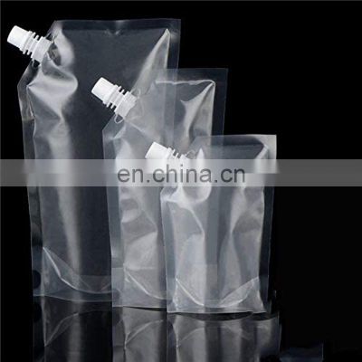 digital printing 100ml 200ml 250ml 500ml sanitizer hand washing liquid soup refill packaging pouch with spout