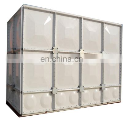 Sealing Modular Flexible Sectional Square SMC GRP FRP Fiberglass Panel Drinking Water Treatment Storage Tank Manufacturer Suppli