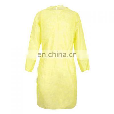 eco-friendly isolation gown PP non woven disposable