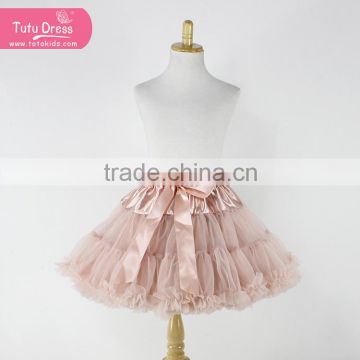 Hot Wholesale young girl mini fluffy tutu skirt for girls