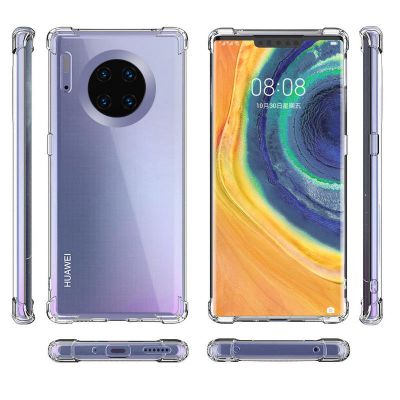 TPU PC Shockproof Clear Transparent Mobile Phone Case For Huawei mate20/30/40Pro Phone Case Designs