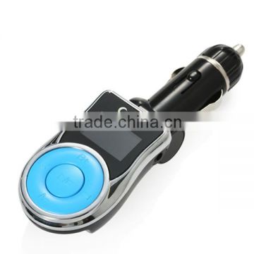 car fm transmitter support usb disk/MP3/SD/MMC card/Line-in function
