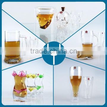 Personized custom fancy all types beer glass wholesale