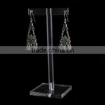 2015 Acrylic Clear Earring Display T-Bar Stand 5"