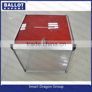 acrylic ballot box with lock