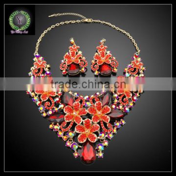 2016 New Arrival African Gold Plated Jewelry set which for Wedding jewelry set Match Clothes KHK876