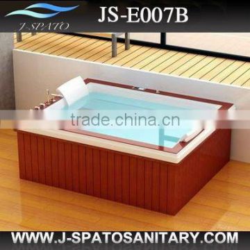 JS-E007B Wood frame Acrylic bathtub