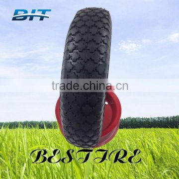 400-8 diamond wheelbarrow tyre/ wheel barrow tyre tube/ cart tyre