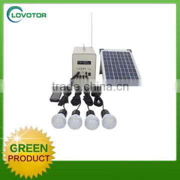 Modern design small solar lighting system for camping with FM and MP3                        
                                                Quality Choice