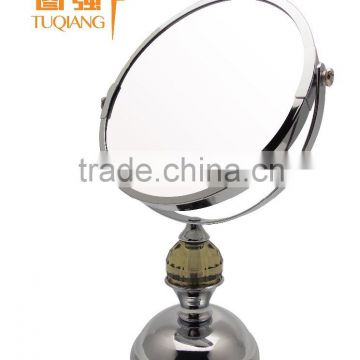 Fancy desktop magnifying double sided makeup mirror