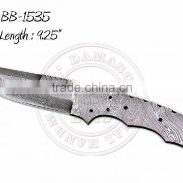 Damascus Steel Knife Blade Blank DD-BB-1535
