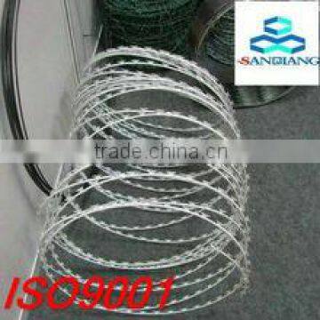 Security barbed wire fencing