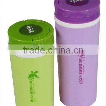 Vacuum cup with handle, water cup, plastic cup (2 sizes)