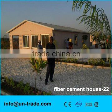 prefabricated modular fiber cement house for Africa
