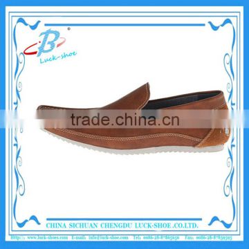 2016 hot selling genuine leather casual shoes OEM men shoes