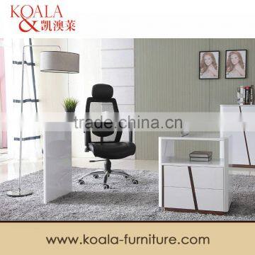 High Gloss White Study Table/ Laptop Desk A1609#