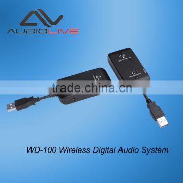 WD-100 2.4GHz Digital Wireless Audio Transmit Receive Set