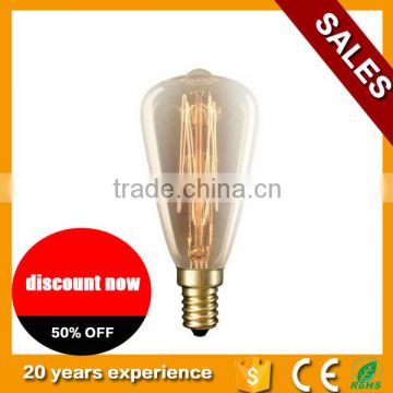 220v 40W E27 edison incandescent bulb manufacturer