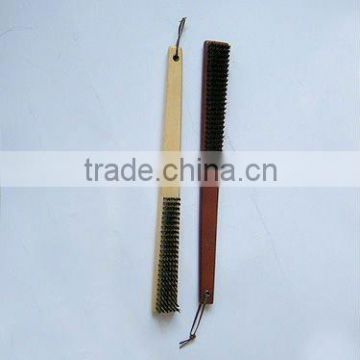 wooden clothes brush