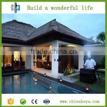 With simple frame, insulation board material, 100 m2 steel structure house, Relax Resort